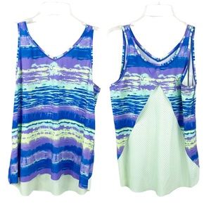 IVIVVA by LULULEMON Girls colorful purple blue green singlet tank top